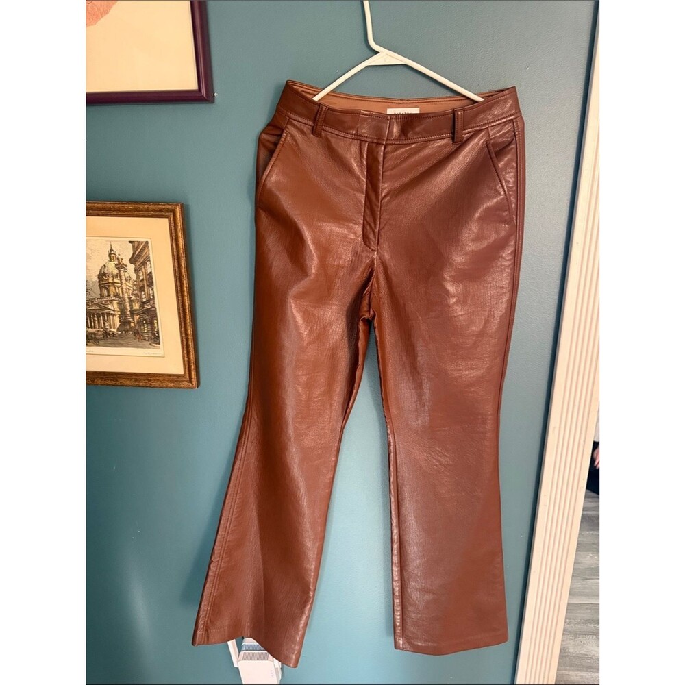 Faux Leather Babaton Pants